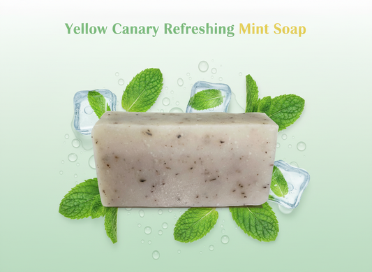 Canary Yellow by Hummingbird Soap Studio - Refreshing Mint Soap