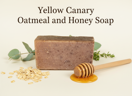 Canary Yellow by Hummingbird Soap Studio - Oatmeal & Honey Soap