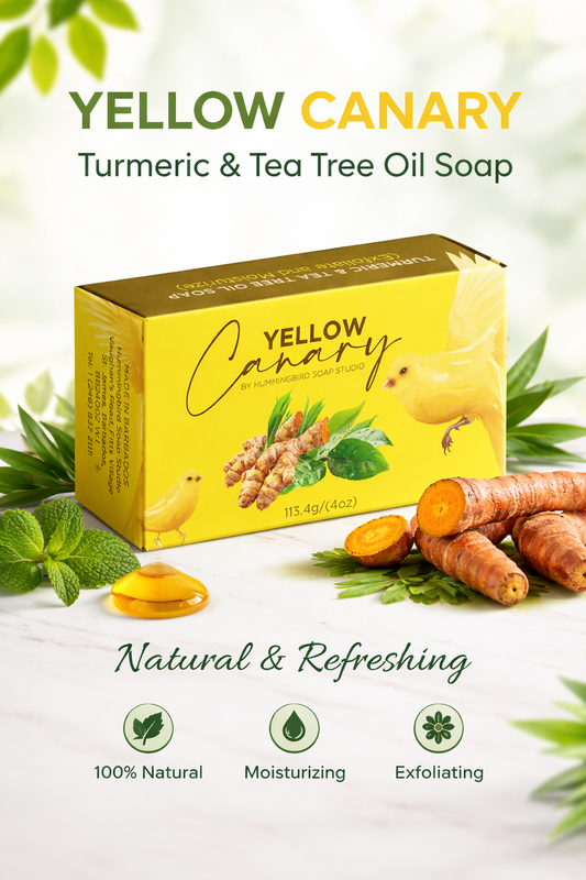 Canary Yellow by Hummingbird Soap Studio - Turmeric & Tea Tree Oil Soap